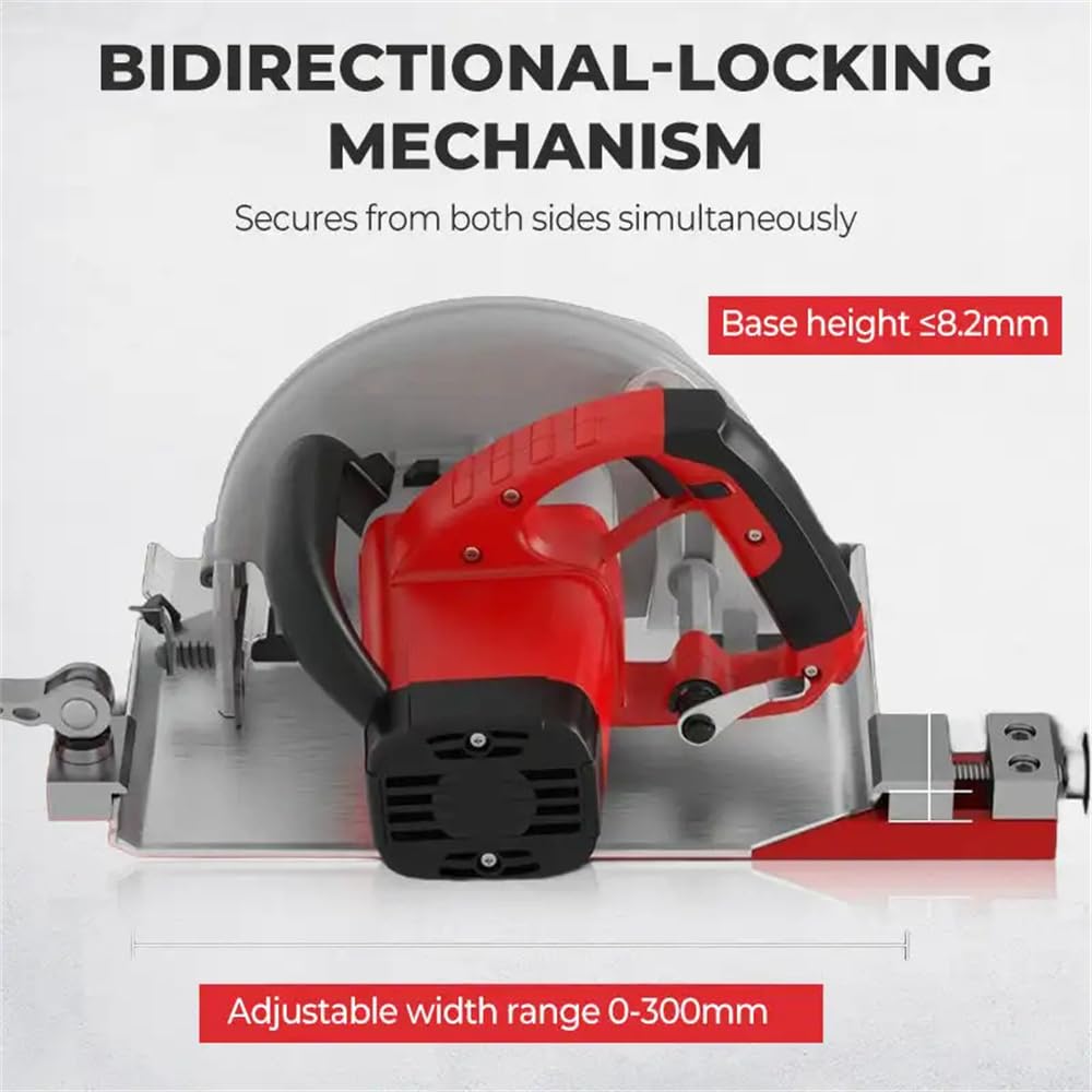 Mroace 9.4-Inch Aluminum Alloy Circular Saw Guide Rail for Precision Cutting