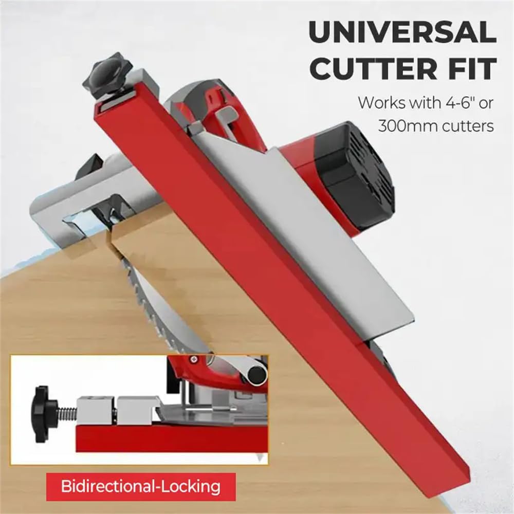 Mroace 9.4-Inch Aluminum Alloy Circular Saw Guide Rail for Precision Cutting