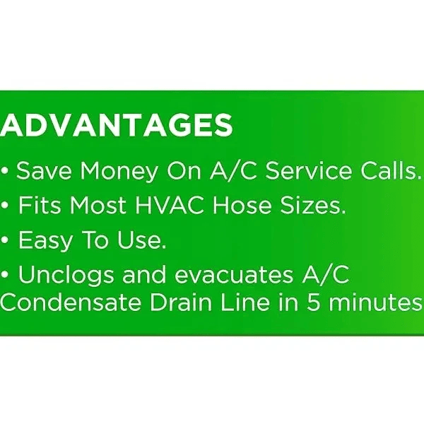 Mroace AC Drain Line Cleaner Adapter