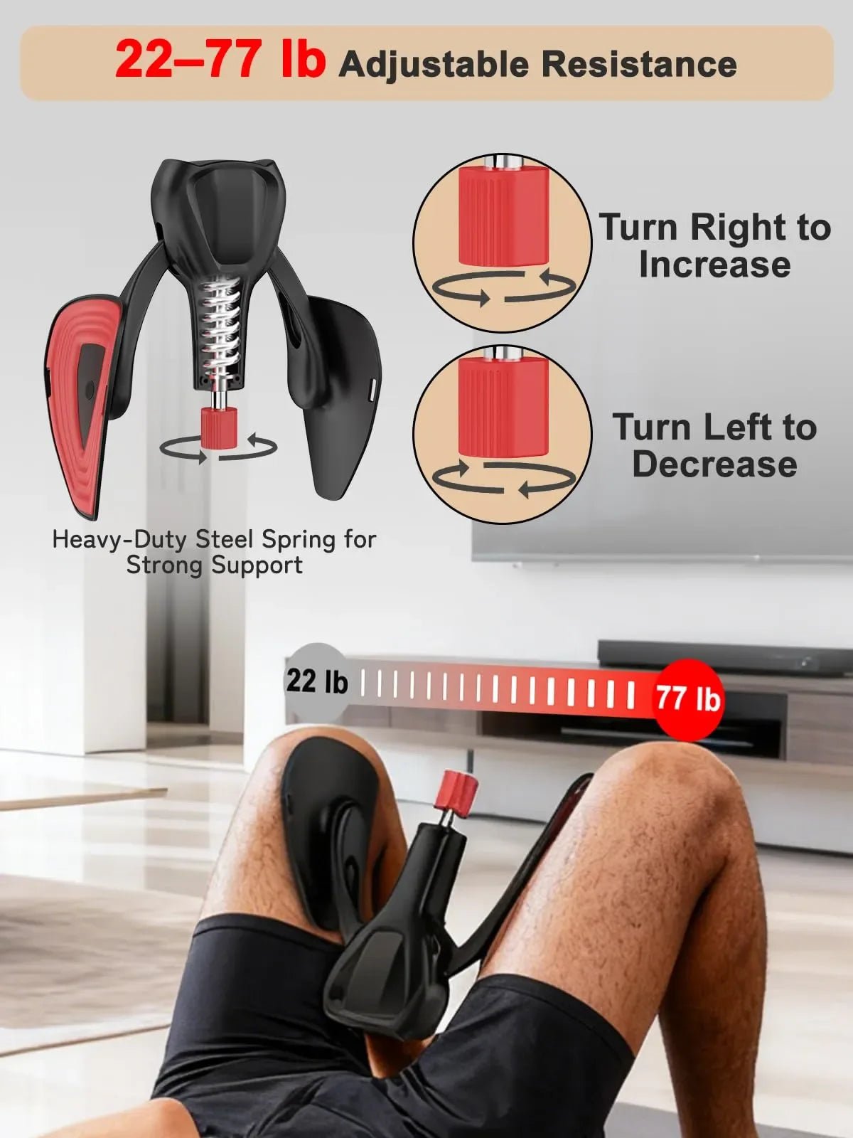 Mroace Adjustable 77LB Pelvic Floor & Kegel Trainer - MROACE