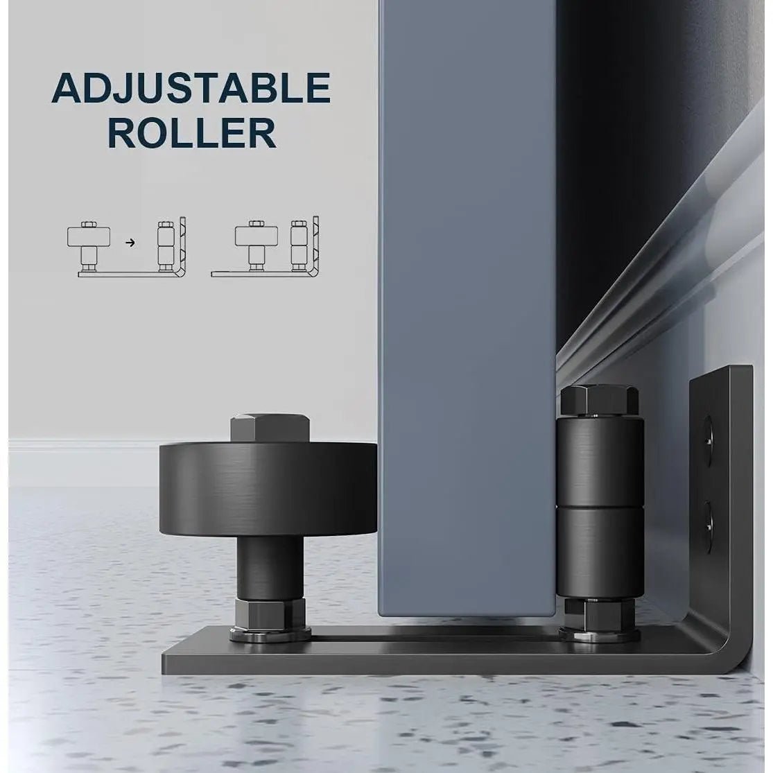 Mroace Adjustable Barn Door Floor Guide