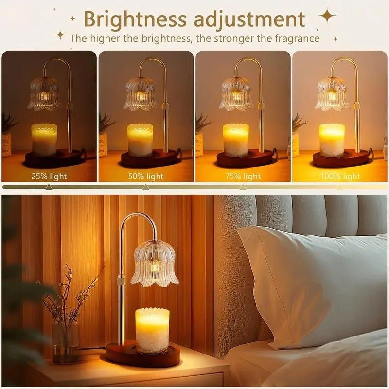 Mroace Adjustable Candle Warmer Lamp With Timer