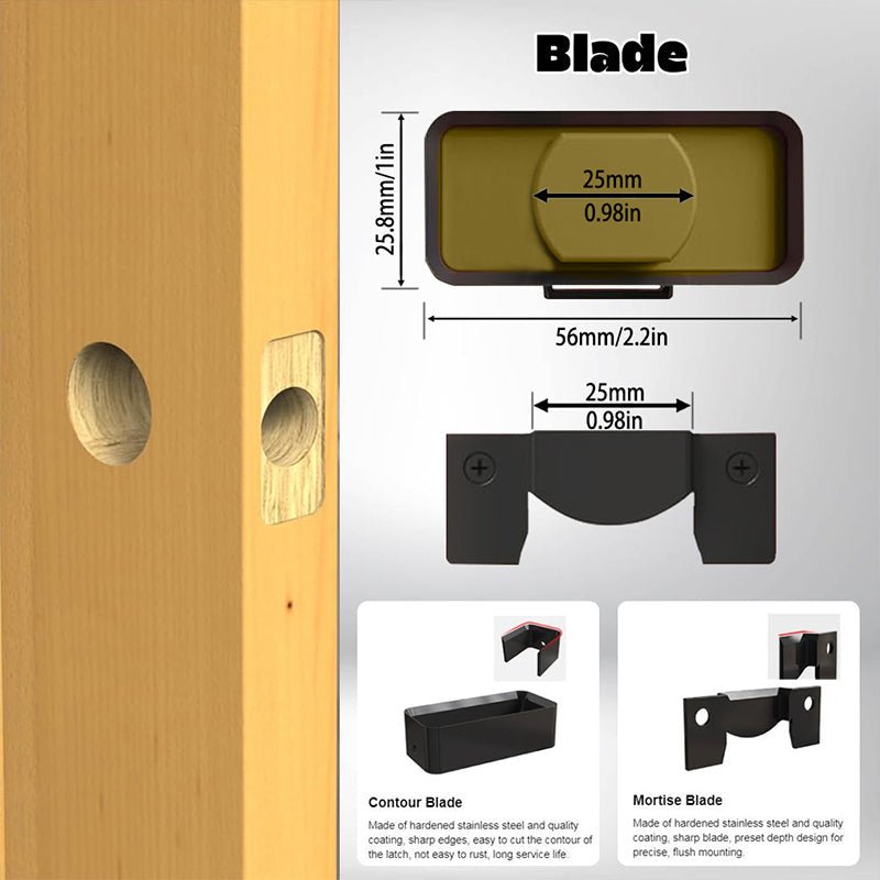 Mroace Adjustable Door Latch Installation Tool
