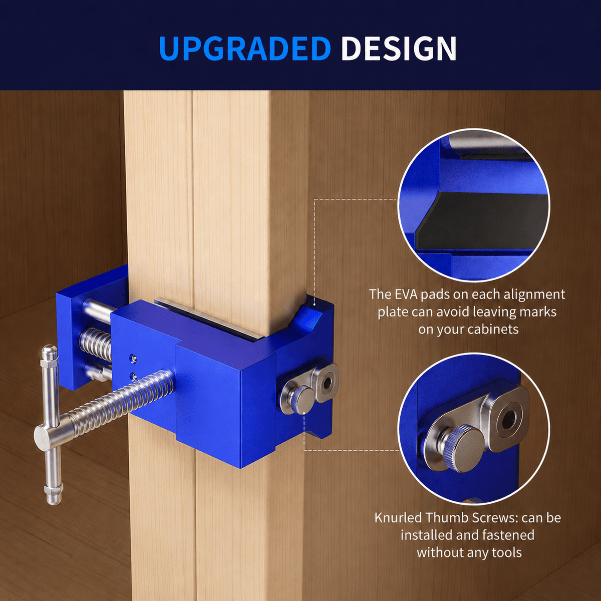 Mroace Adjustable Face Frame Cabinet Clamps