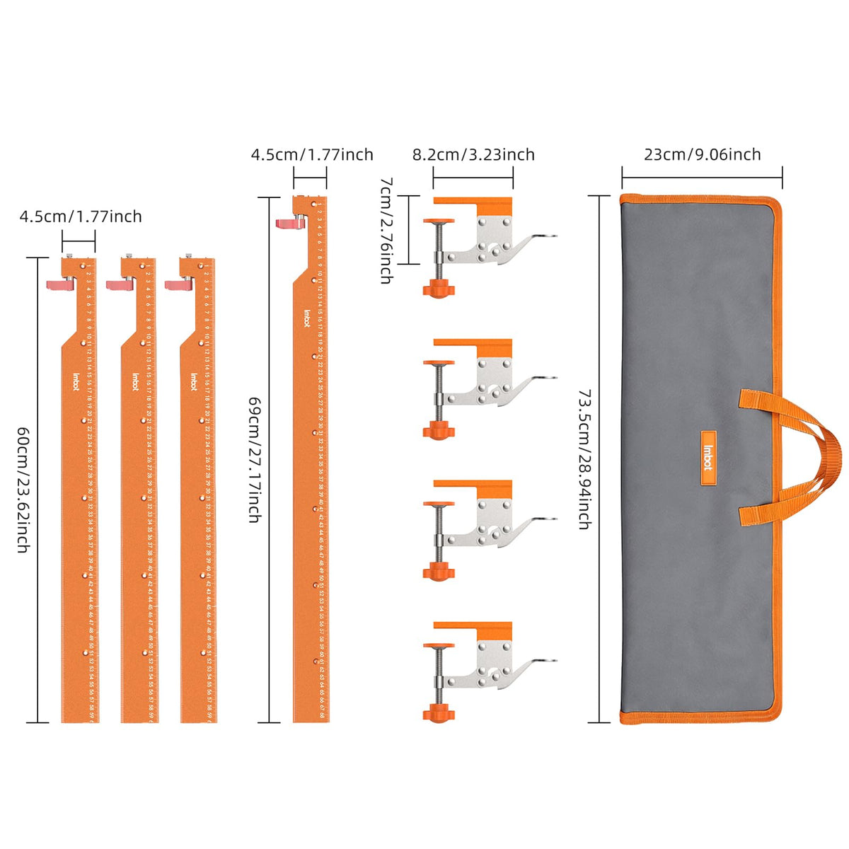 Mroace Adjustable Rectangular Router Jig
