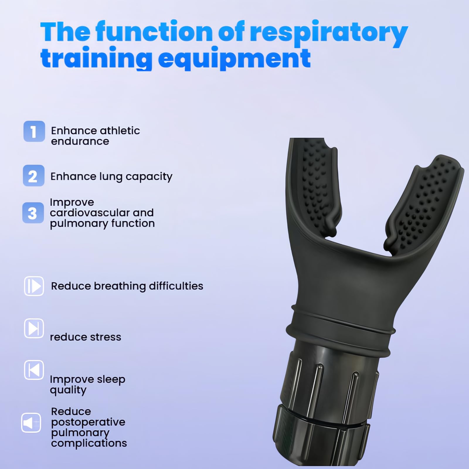 Mroace Adjustable Resistance Breathing Trainer