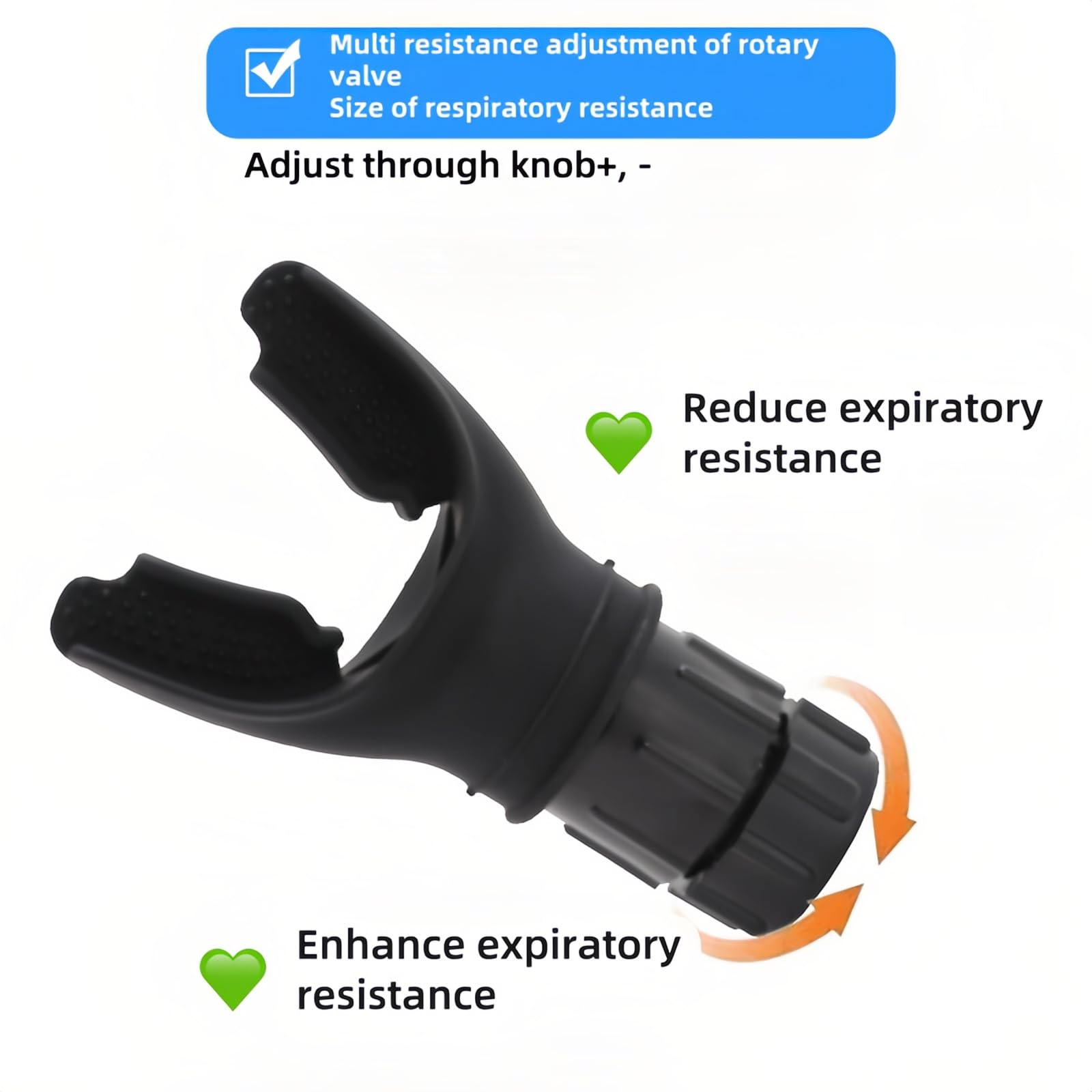 Mroace Adjustable Resistance Breathing Trainer