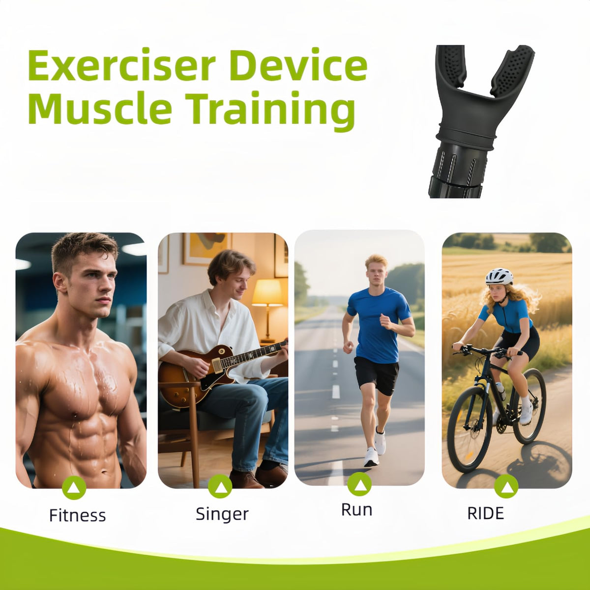 Mroace Adjustable Resistance Breathing Trainer