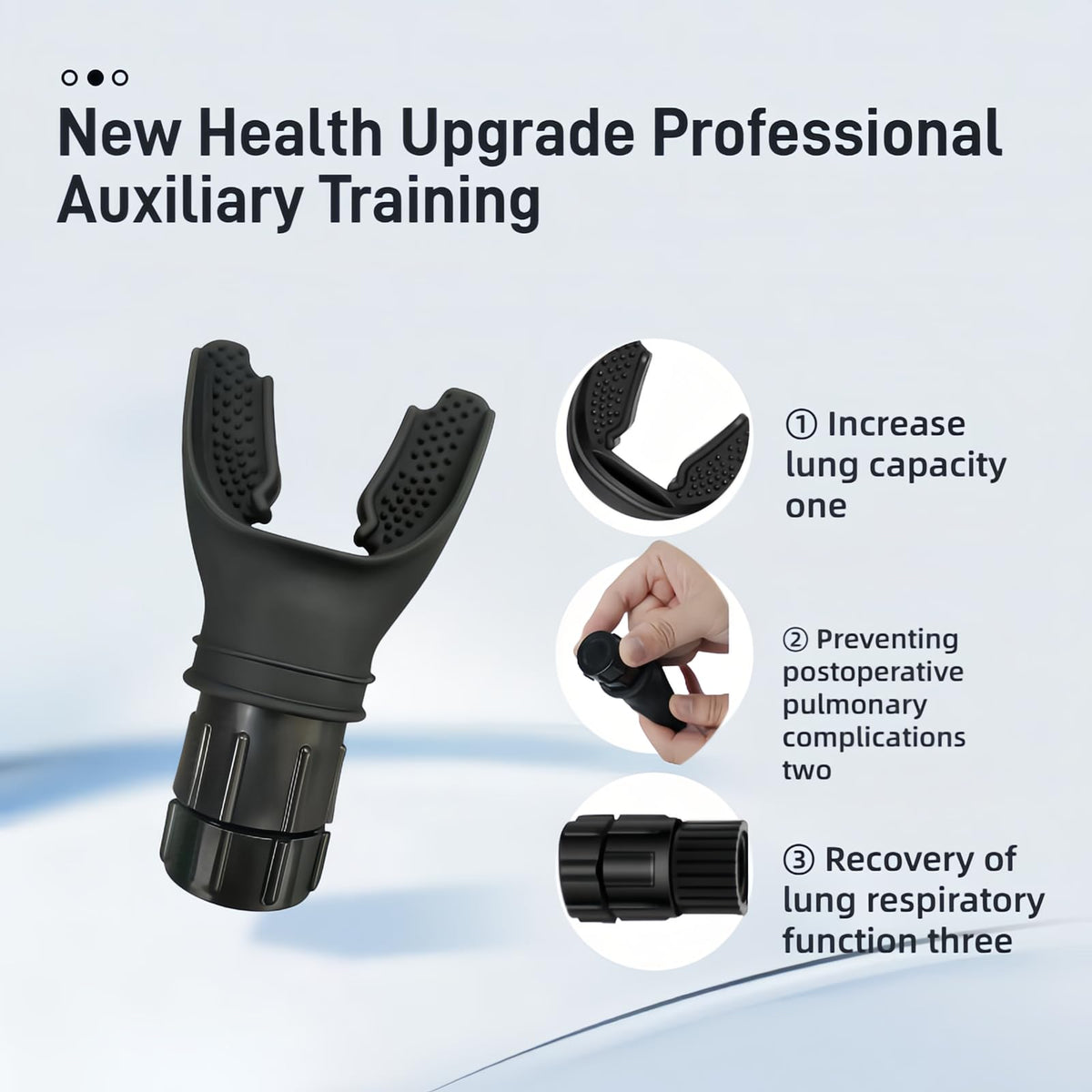 Mroace Adjustable Resistance Breathing Trainer