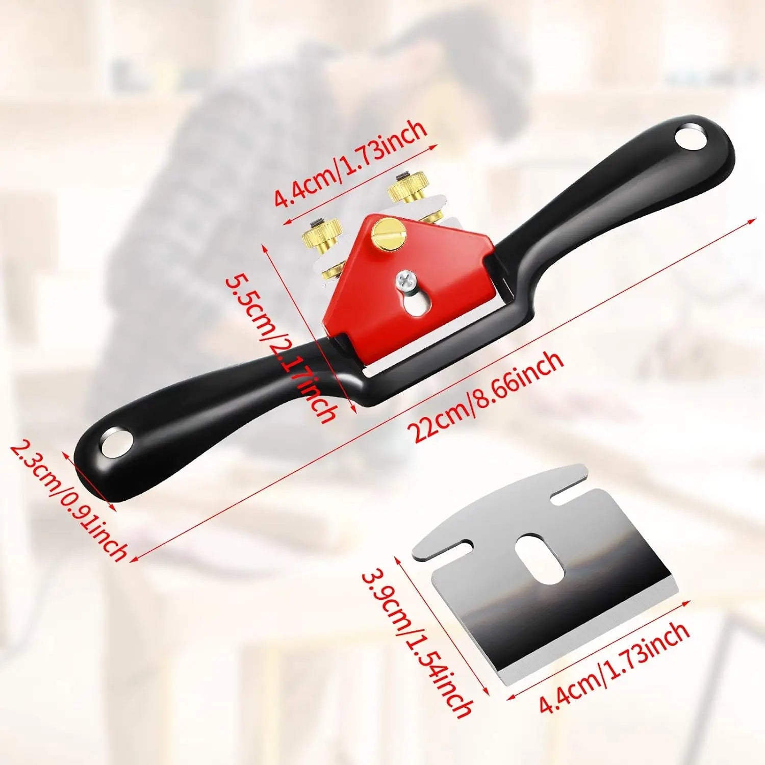 Mroace Adjustable Spokeshave Hand Planer