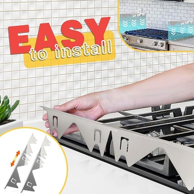Mroace Adjustable Stainless Steel Stove Gap Covers