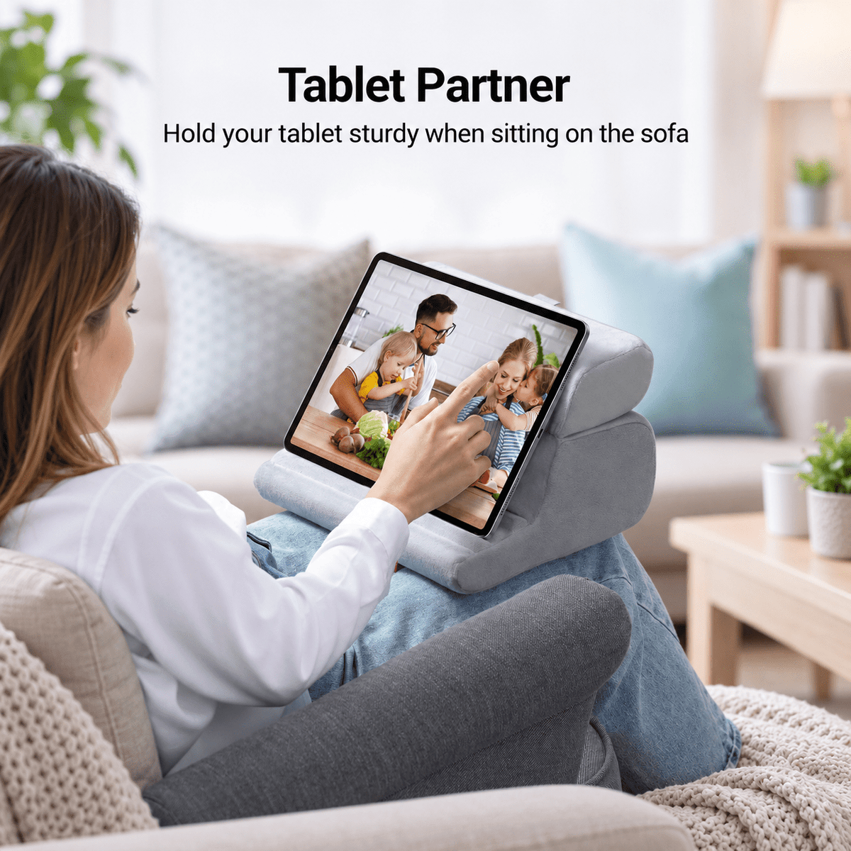 Mroace Adjustable Tablet Pillow Stand