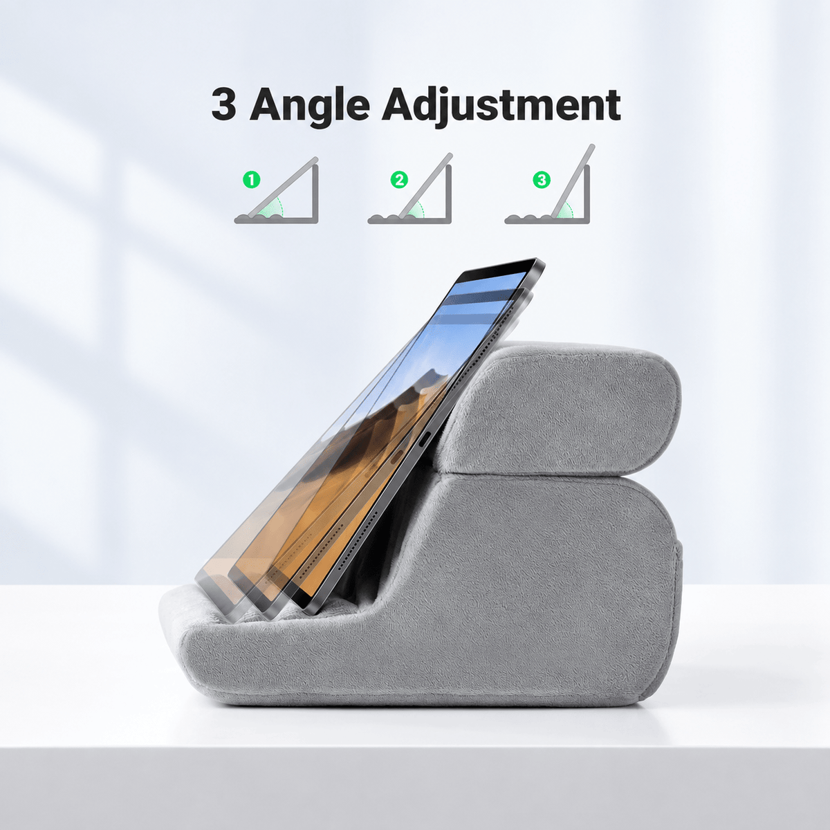 Mroace Adjustable Tablet Pillow Stand