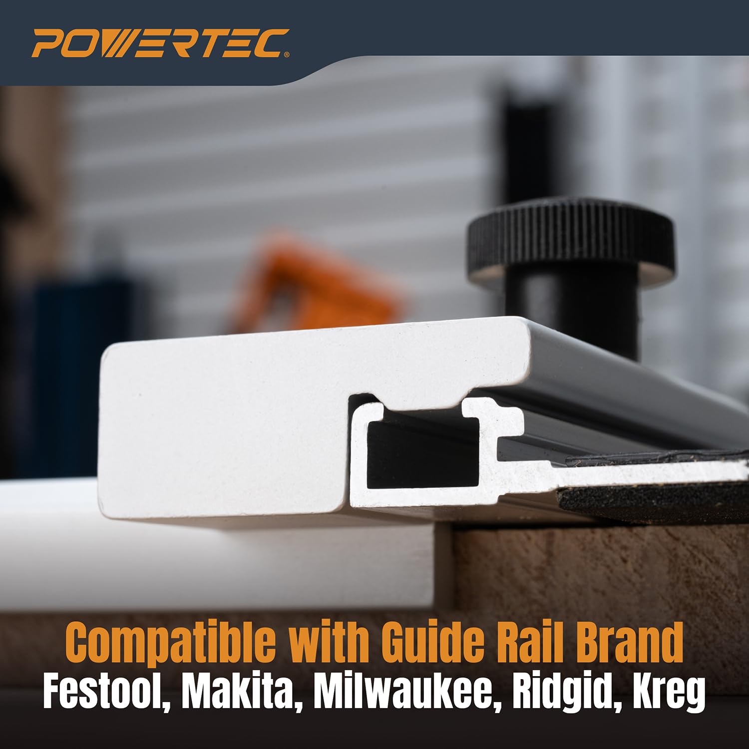 Mroace Adjustable Track Saw Guide Rail Square