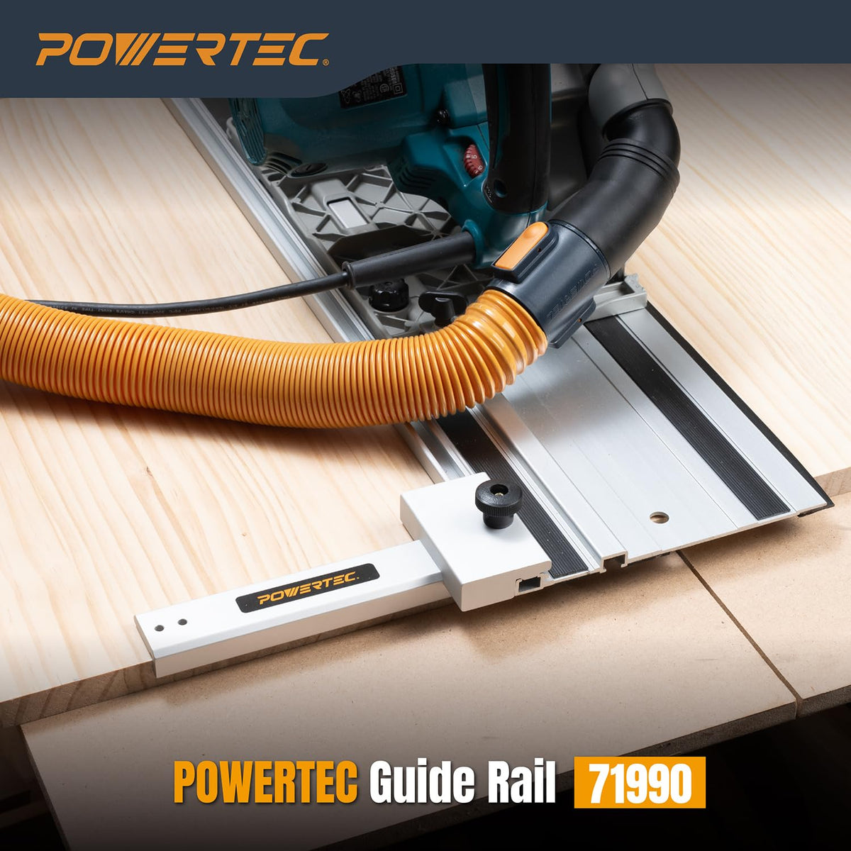 Mroace Adjustable Track Saw Guide Rail Square