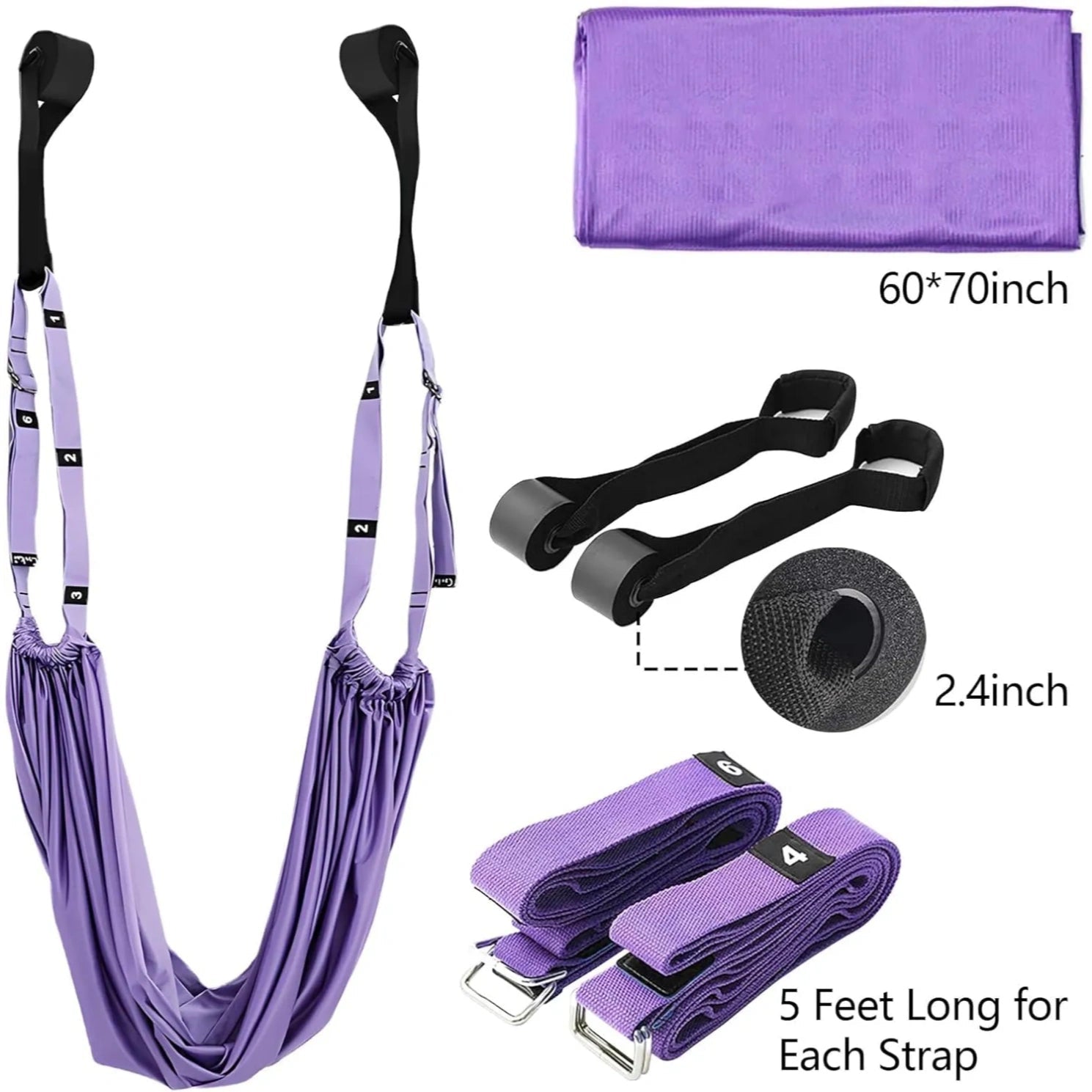 Mroace Adjustable Yoga Door Swing Strap