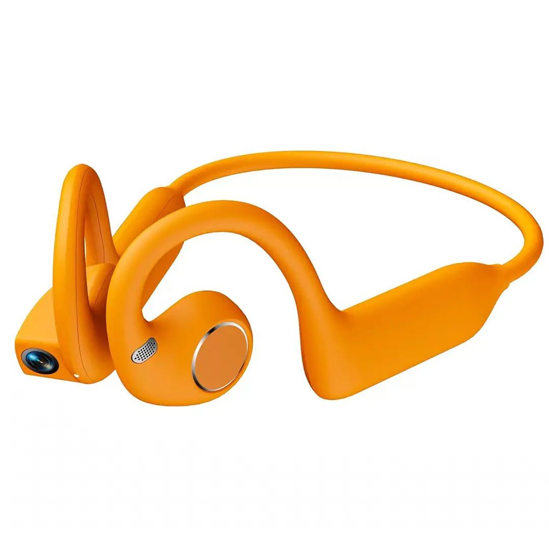 Mroace AI Camera Open-Ear Bluetooth Earbuds with Real-Time Translator