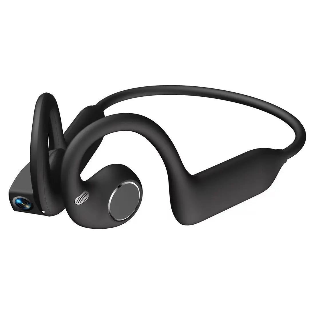 Mroace AI Camera Open-Ear Bluetooth Earbuds with Real-Time Translator