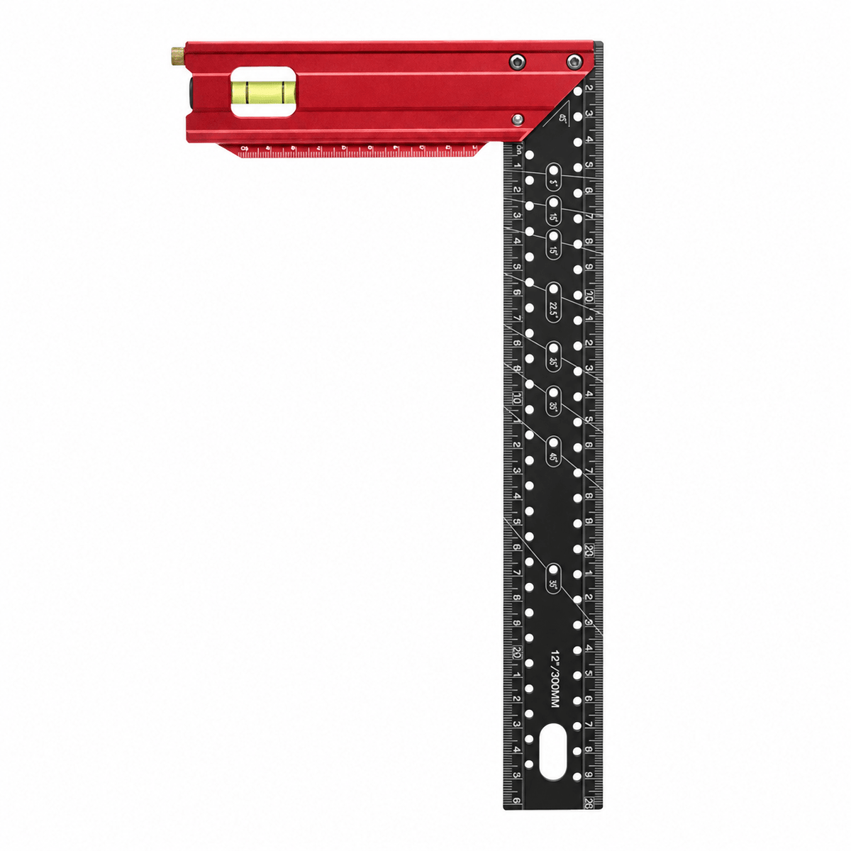 Mroace Aluminum Alloy Carpenter Square With Level