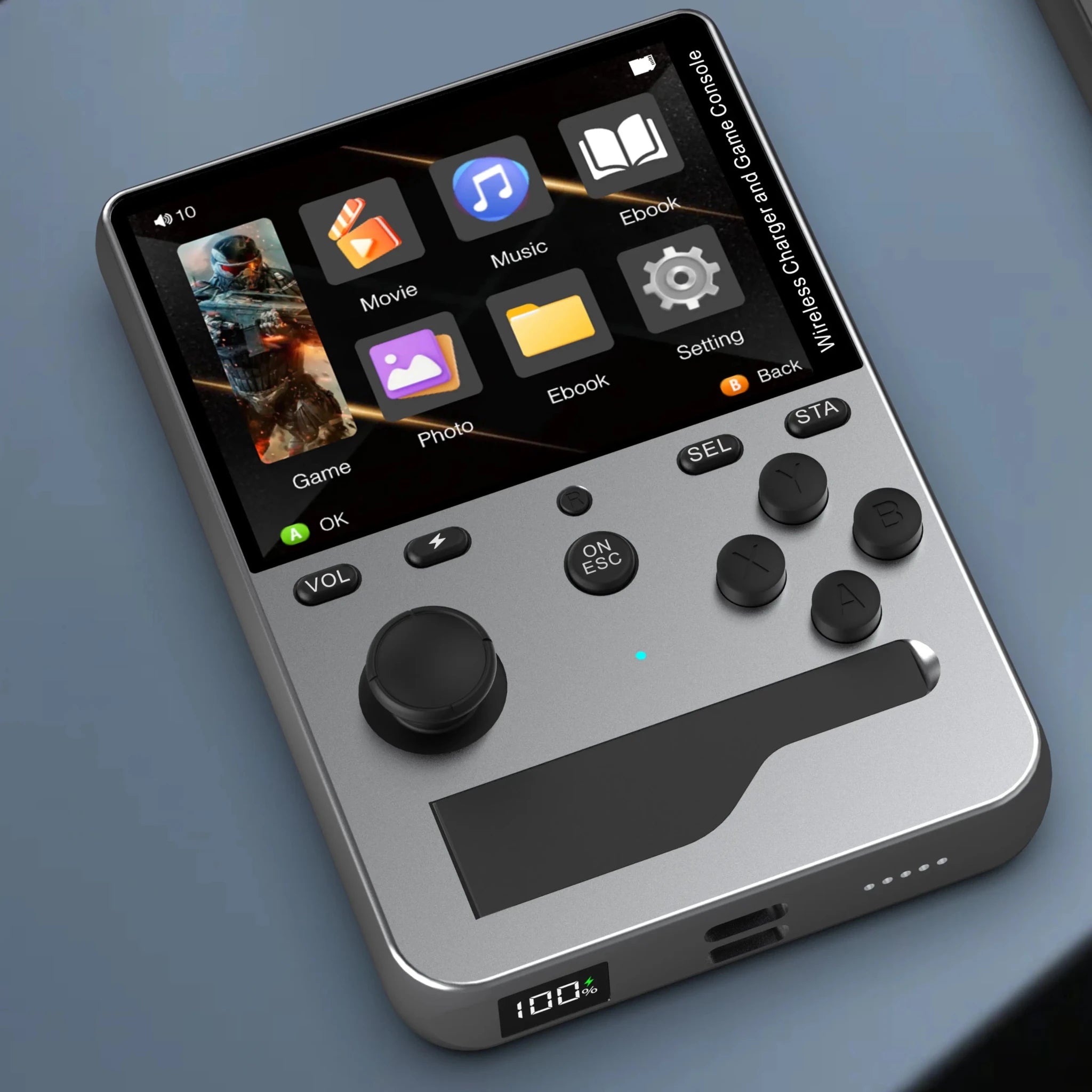 Mroace Aluminum MagSafe Retro-Game-Console Power Bank