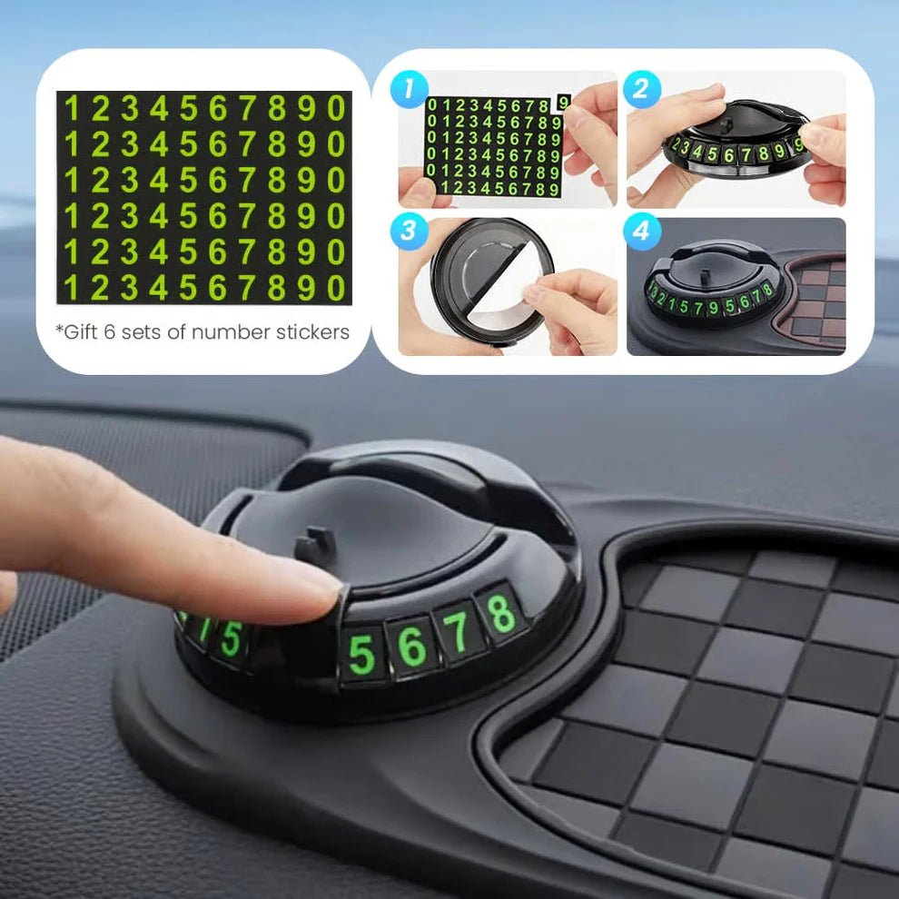 Mroace Anti-Slip Dashboard Mat for Secure Phone and Item Storage