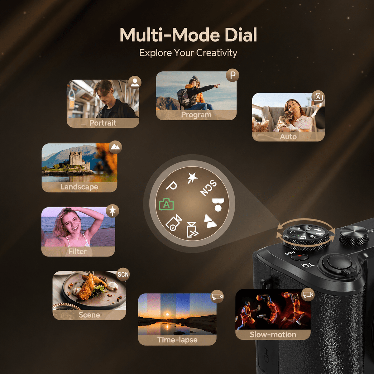 Mroace Autofocus Digital Vlogging Camera