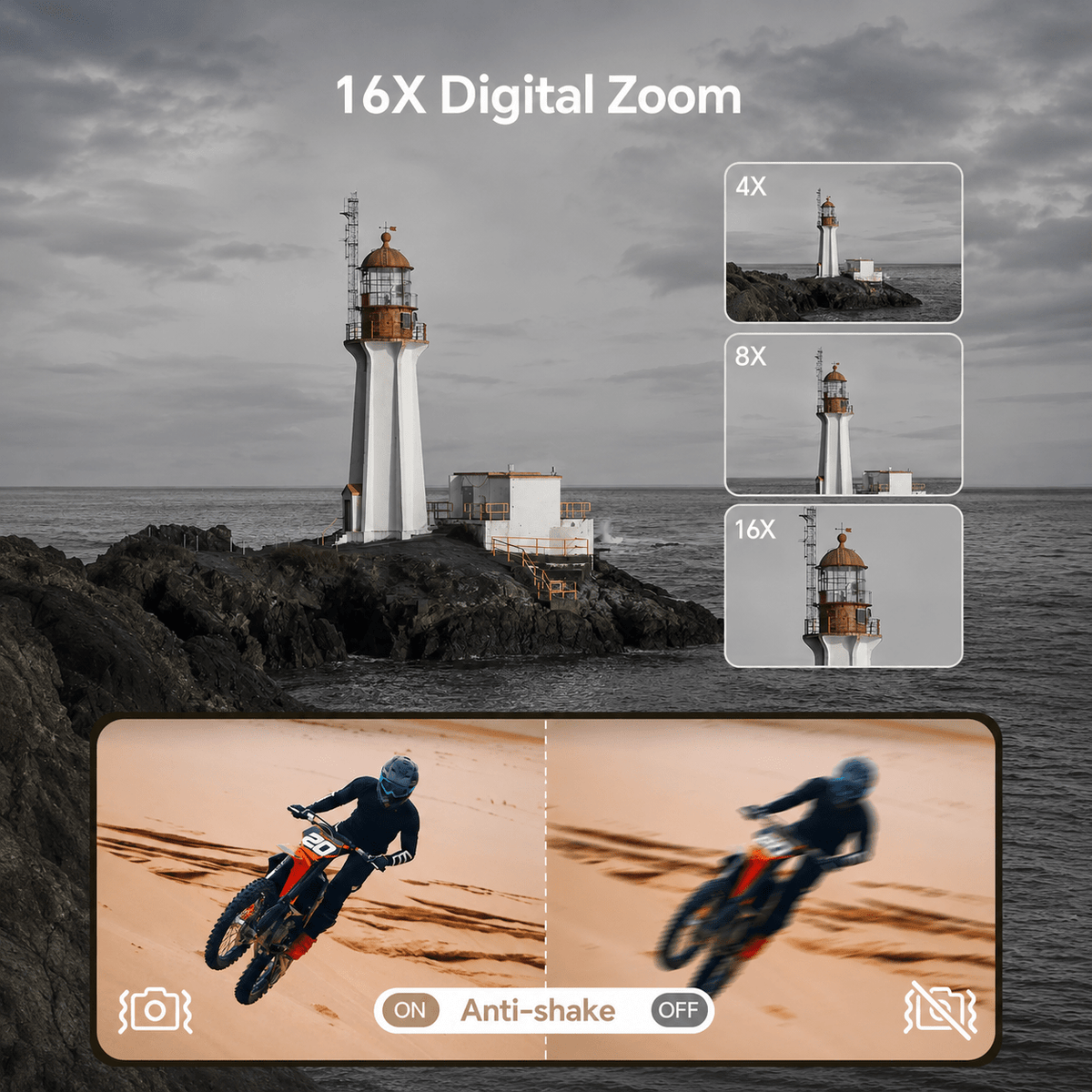 Mroace Autofocus Digital Vlogging Camera