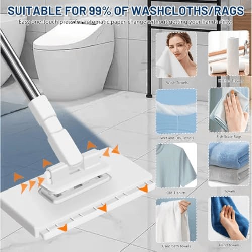 Mroace Automatic Cloth Changing Mini Mop