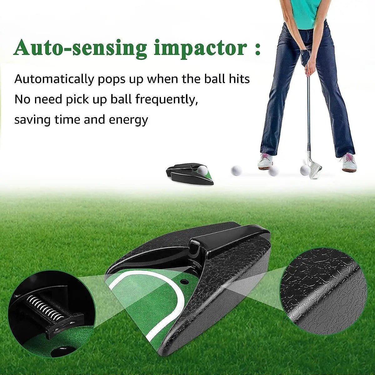 Mroace Automatic Golf Putting Returner