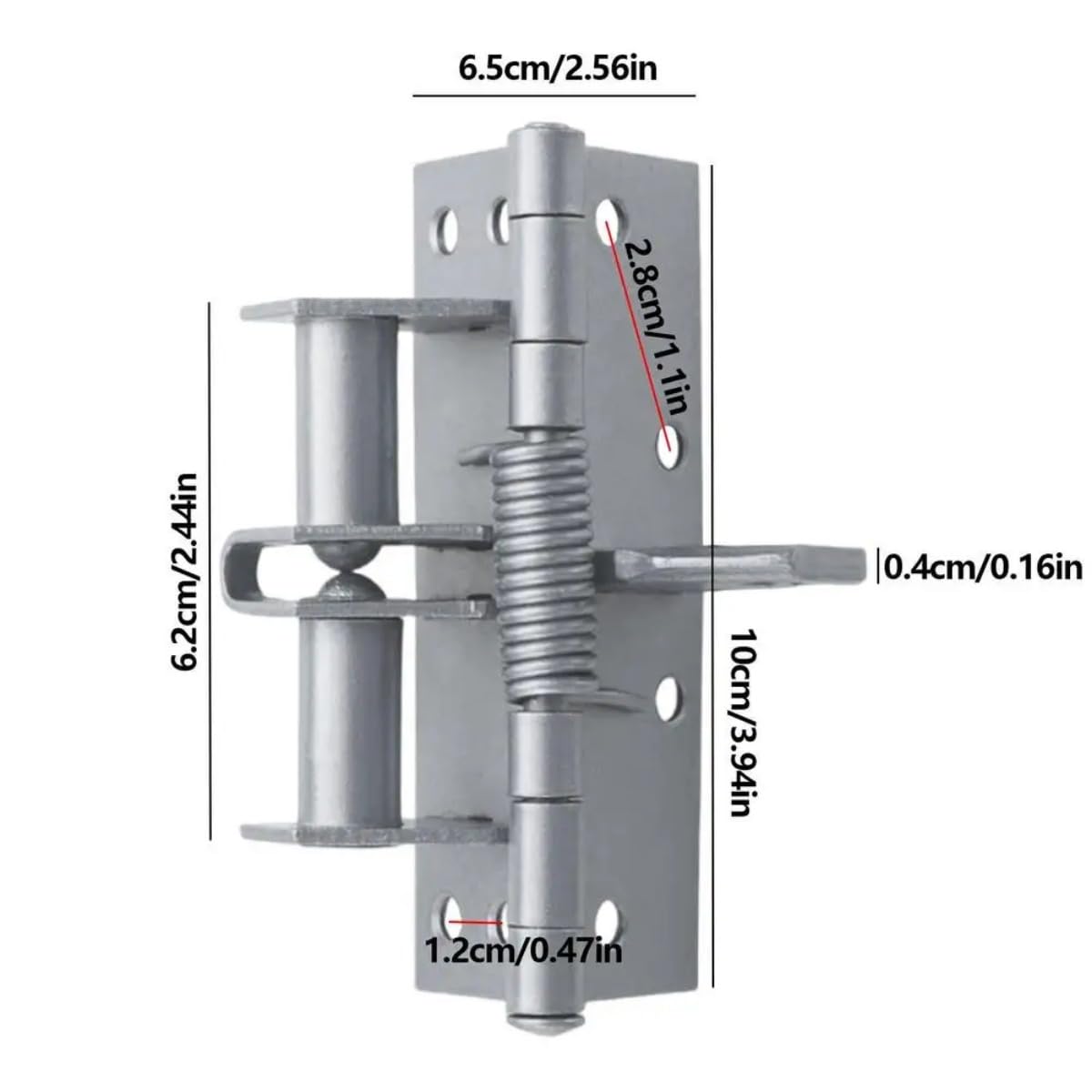 Mroace Automatic Self-Closing Door Hinges Kit