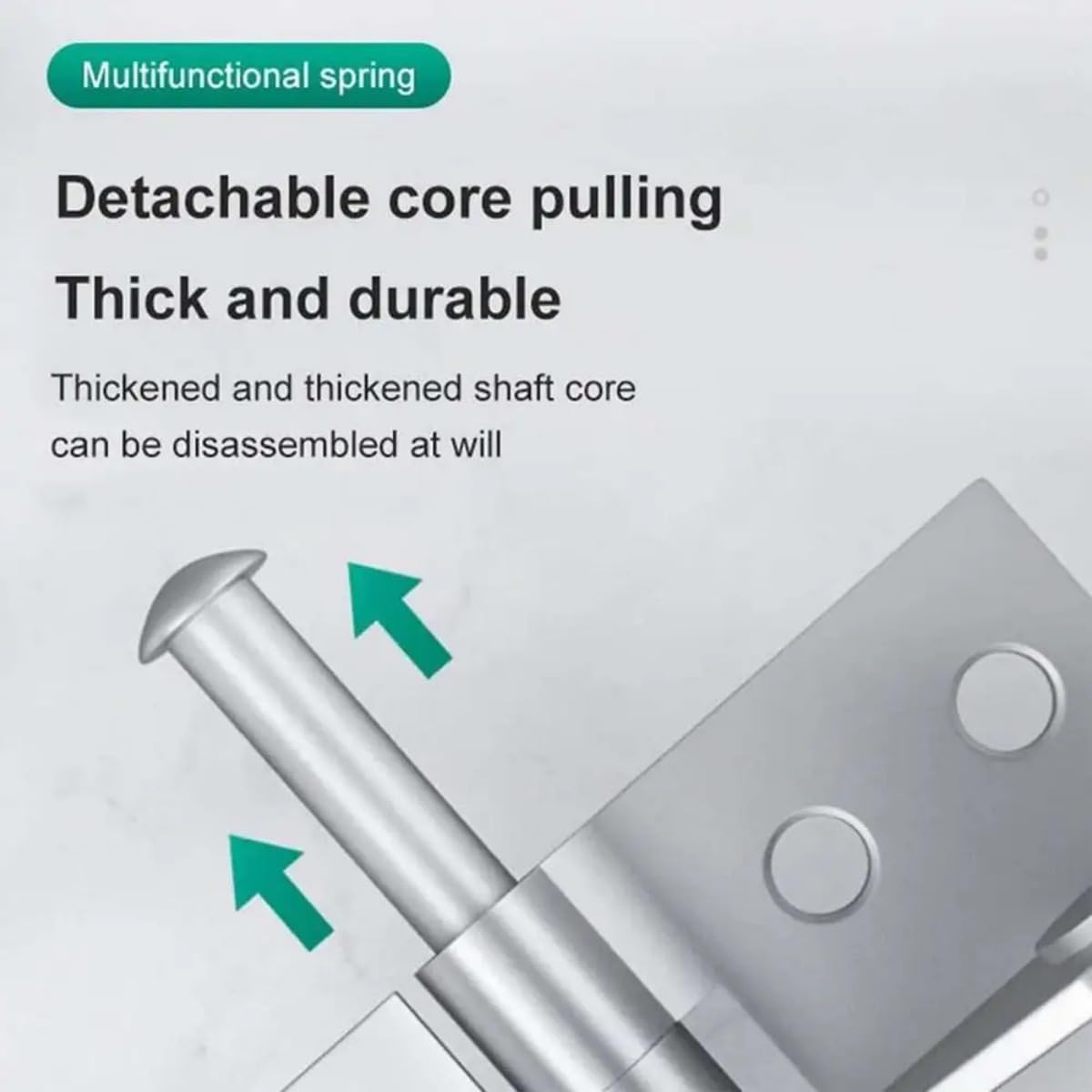Mroace Automatic Self-Closing Door Hinges Kit