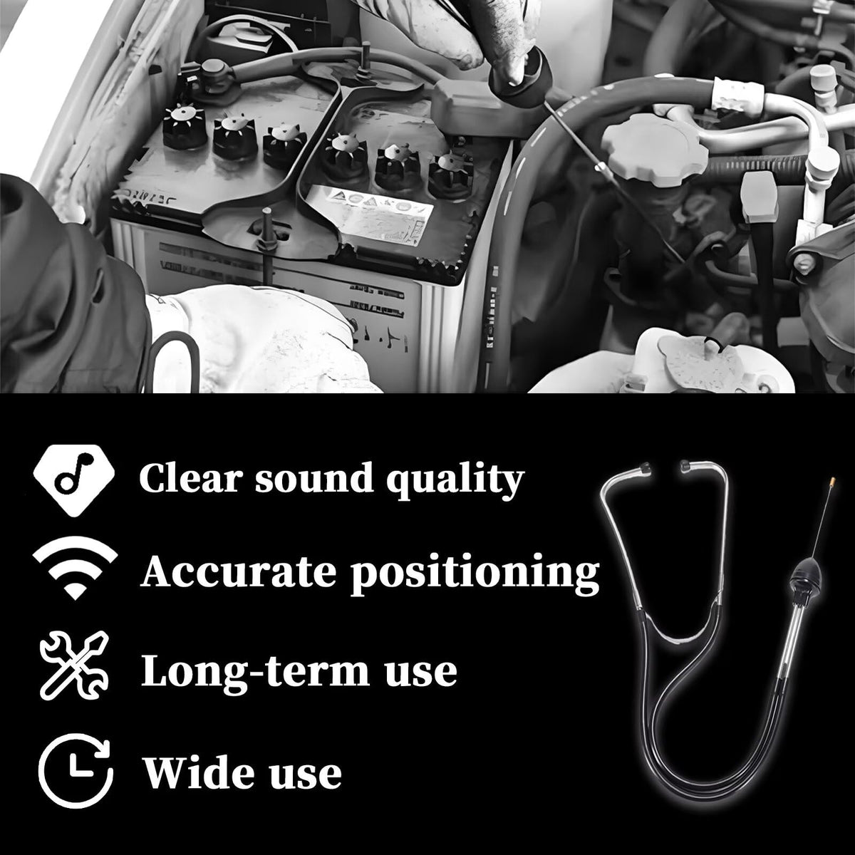 Mroace Automotive Engine Diagnostic Stethoscope