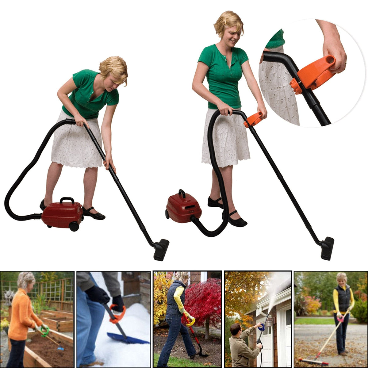 Mroace Back-Saving Tool Handle