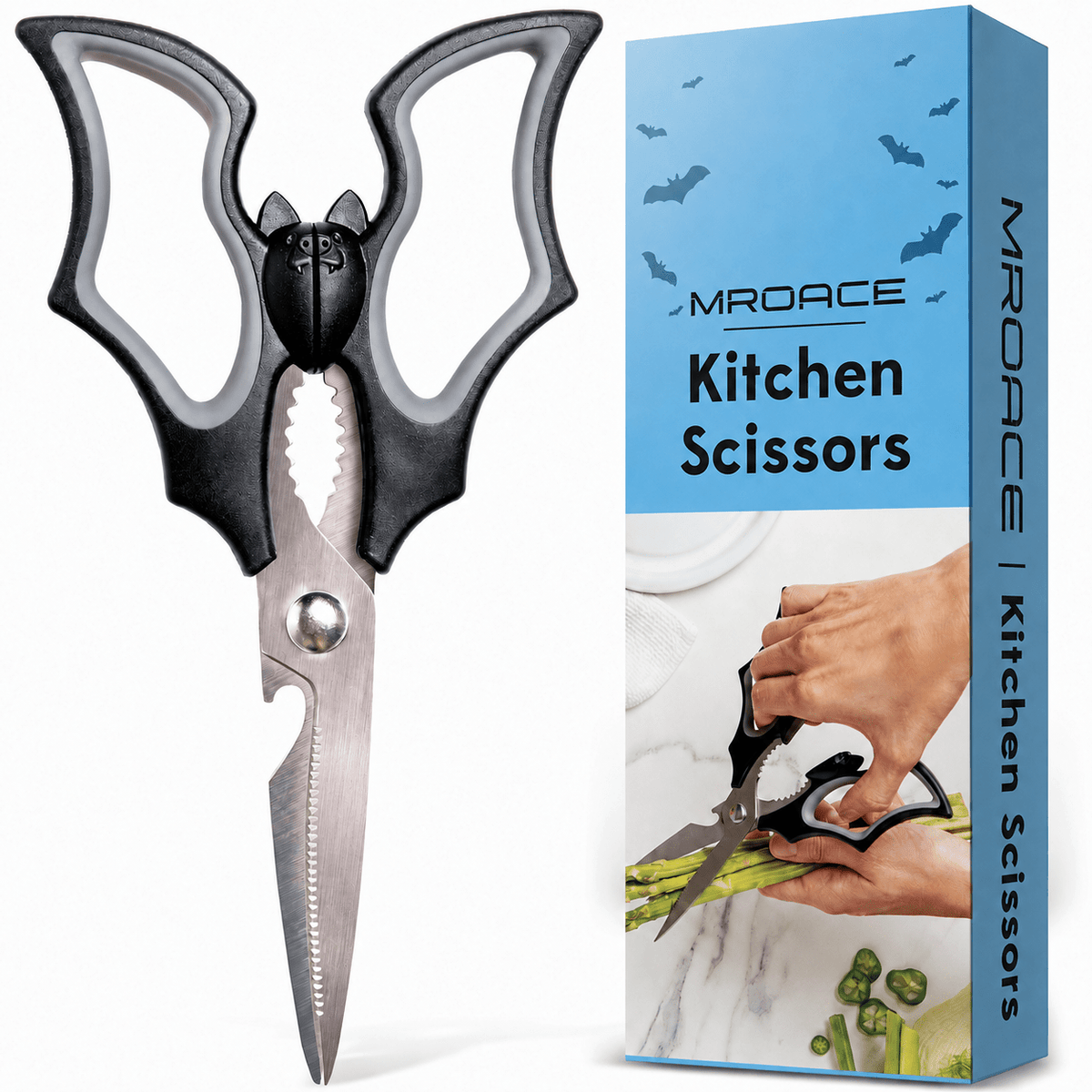 Mroace Bat Shaped Kitchen Scissors
