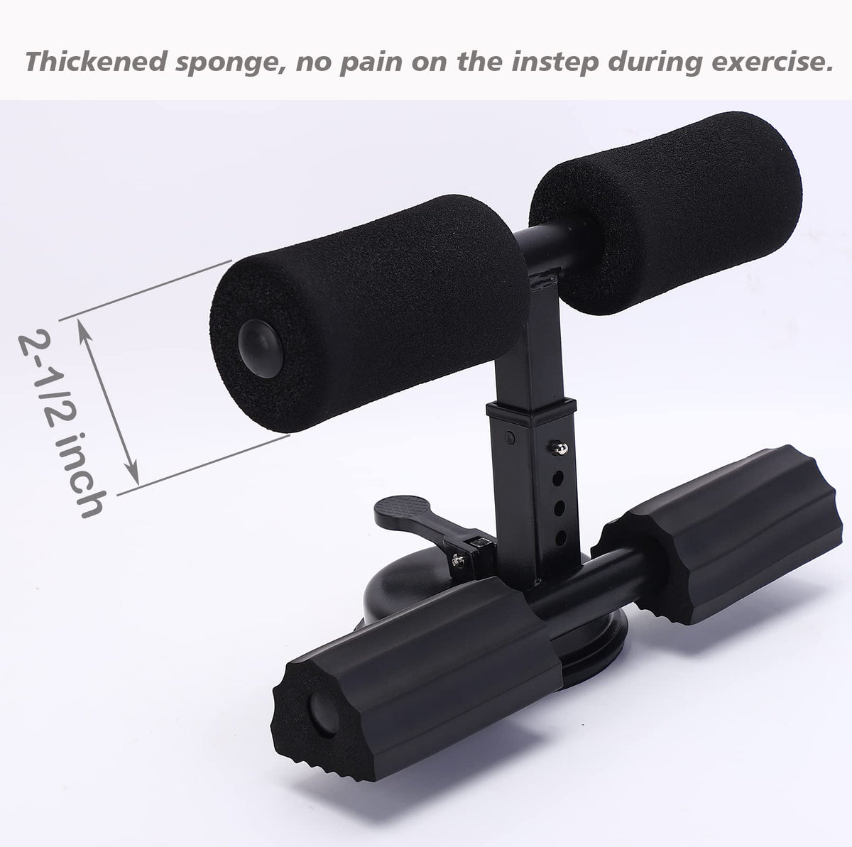 Mroace Black Sit Up Bar for Home Workouts