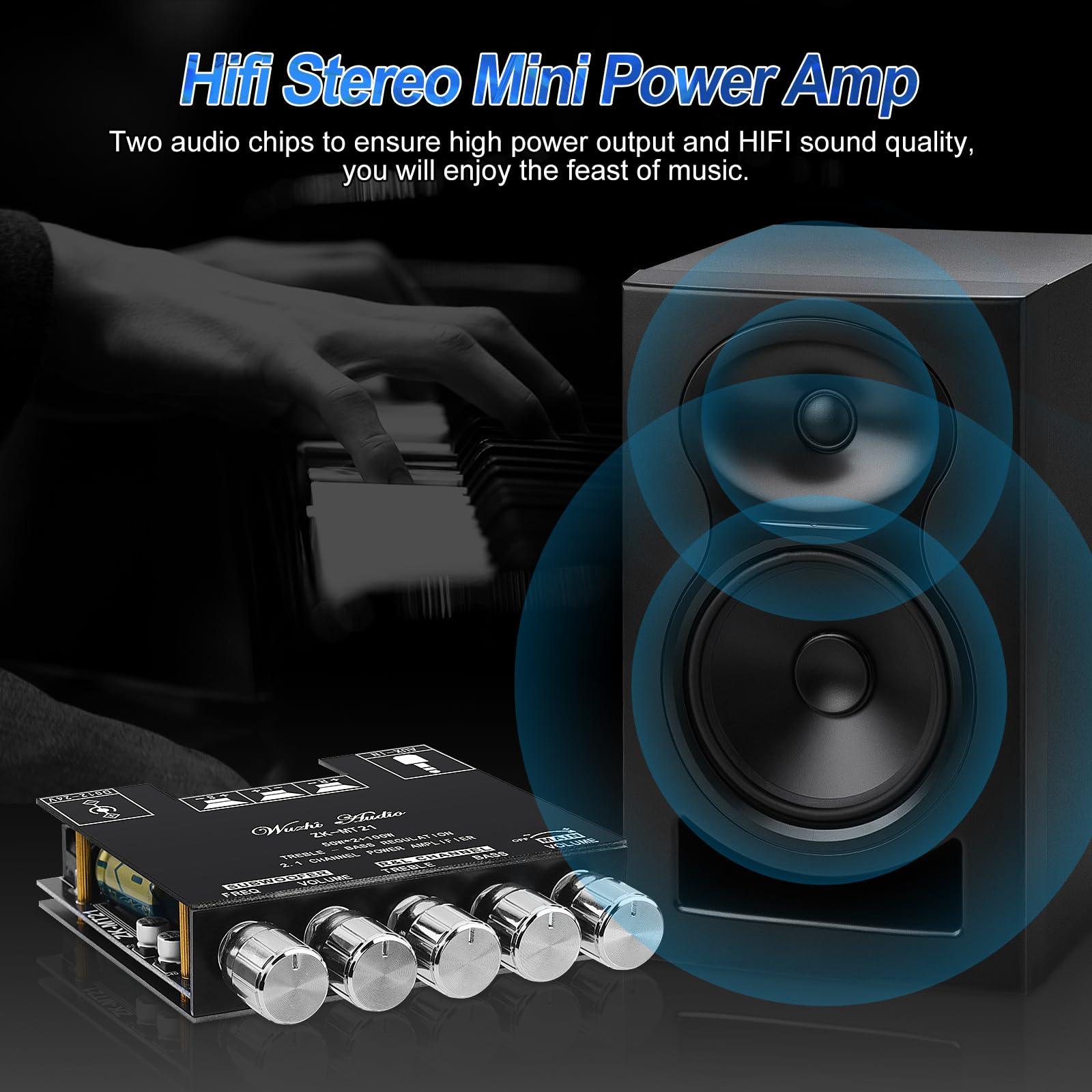 Mroace Bluetooth 5.0 Audio Amplifier Board
