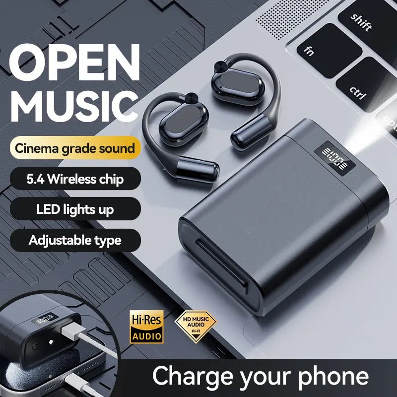 Mroace Bluetooth Earbuds with Smartphone Charging Support and ENC Noise Cancelling