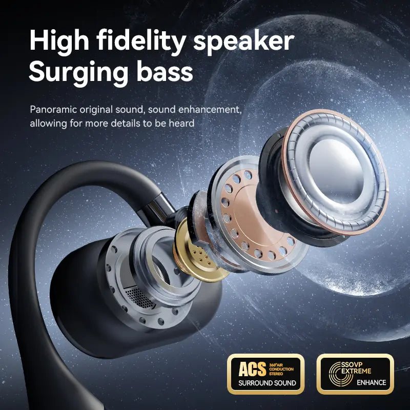 Mroace Bluetooth Earbuds with Smartphone Charging Support and ENC Noise Cancelling