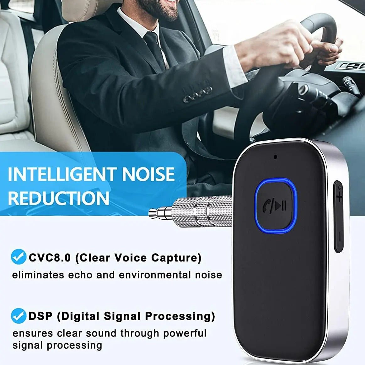 Mroace Bluetooth FM Transmitter And Audio Receiver