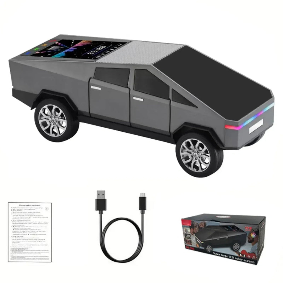 Mroace Bluetooth TWS Truck-Style Portable Speaker - MROACE