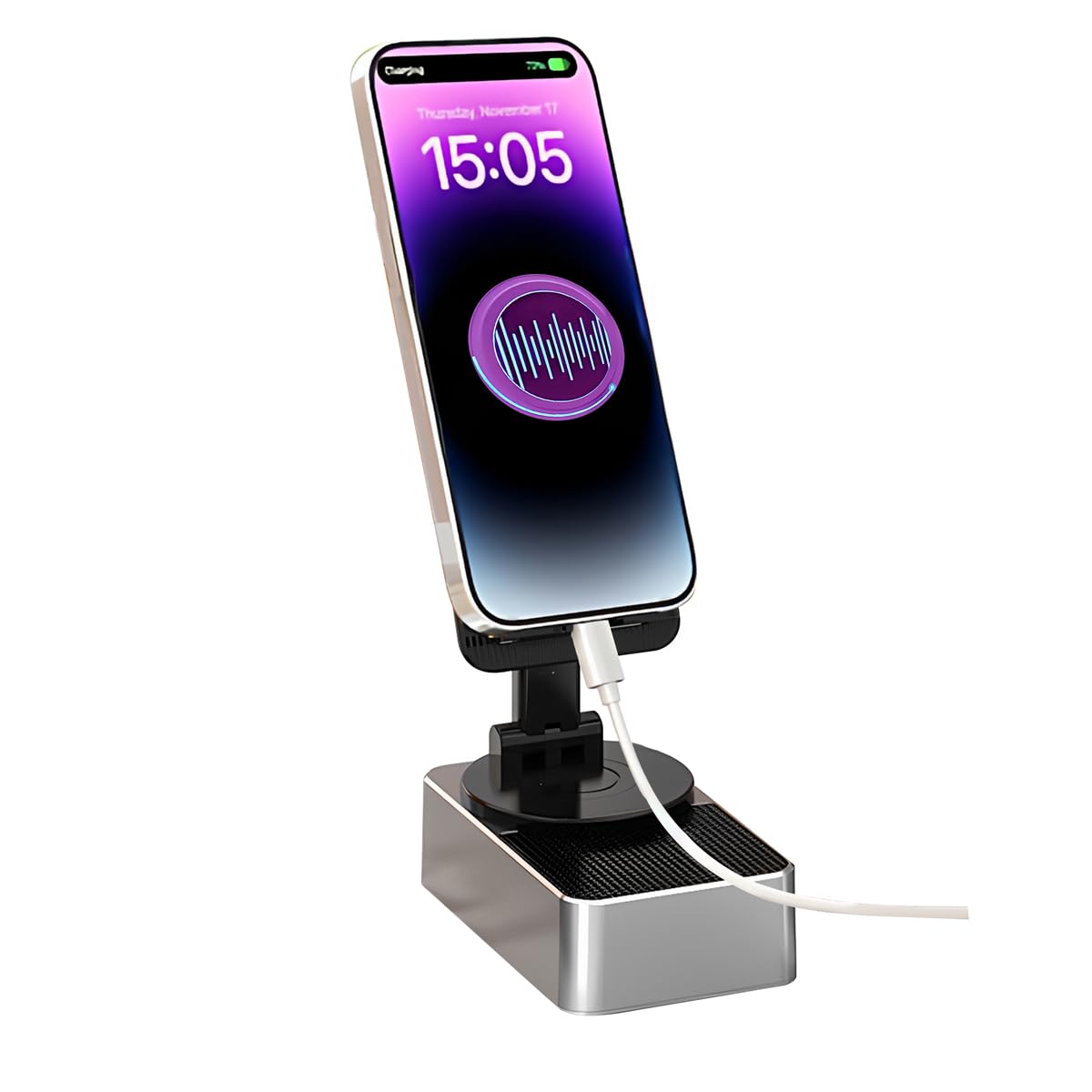 Mroace Bluetooth wireless speaker with phone holder