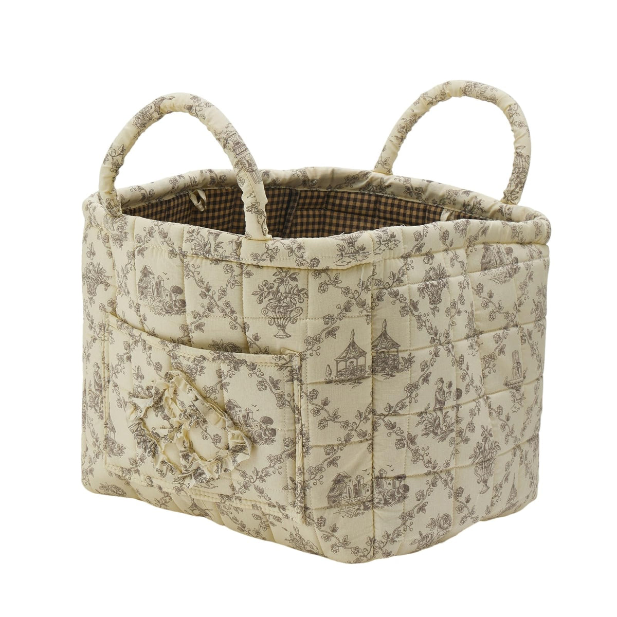 Mroace Boho Fabric Storage Basket