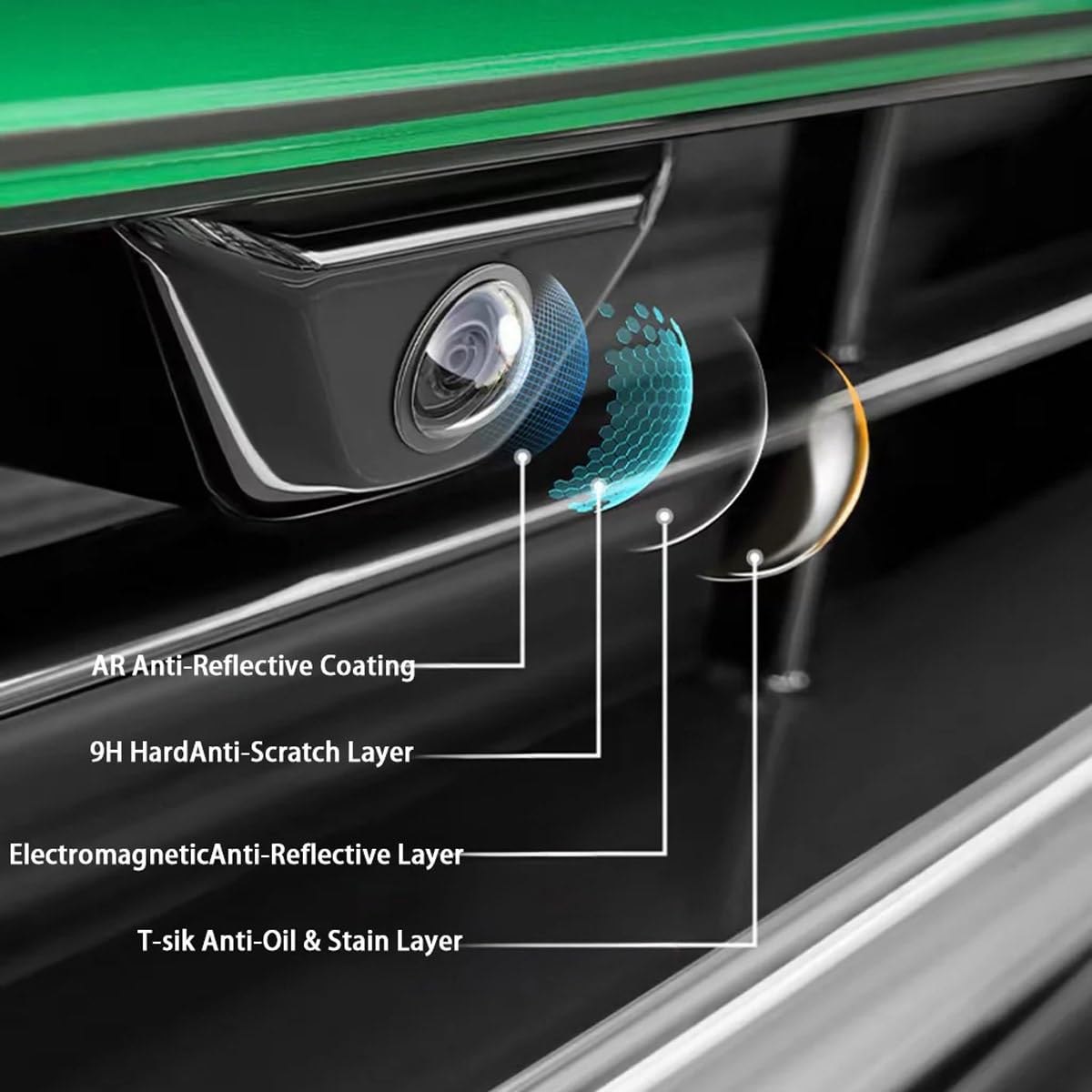 Mroace Car Camera Lens Protector Set