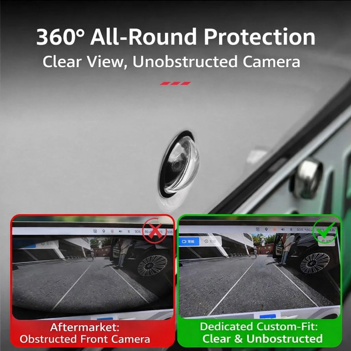 Mroace Car Camera Lens Protector Set