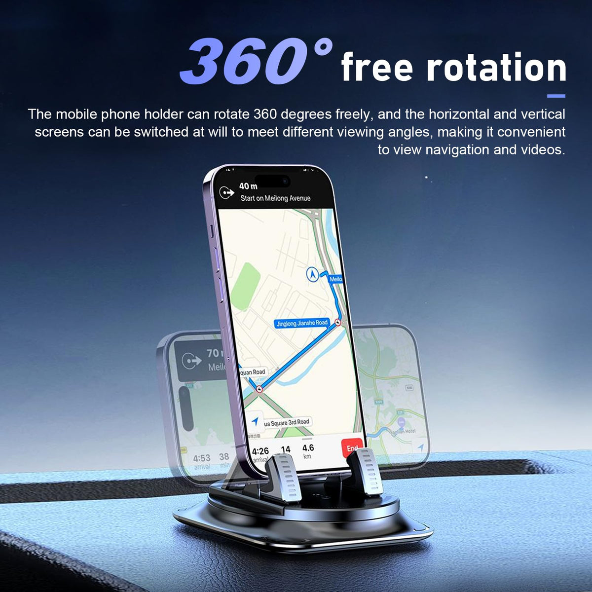 Mroace Car Dashboard Phone Holder
