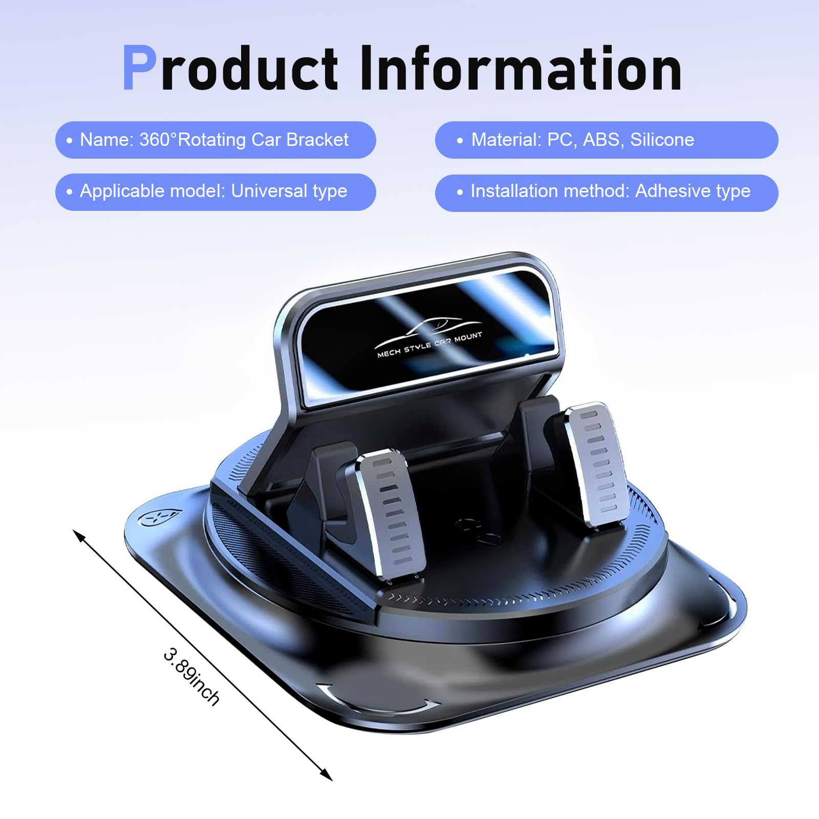 Mroace Car Dashboard Phone Holder