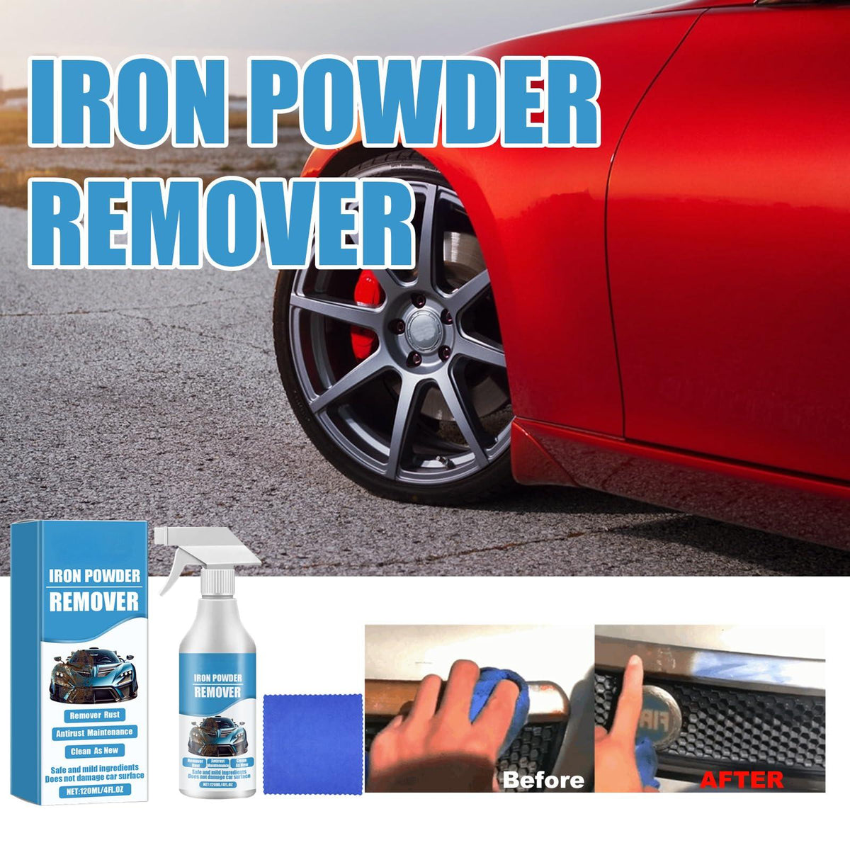 Mroace Car Multi-Purpose Rust Removal Spray
