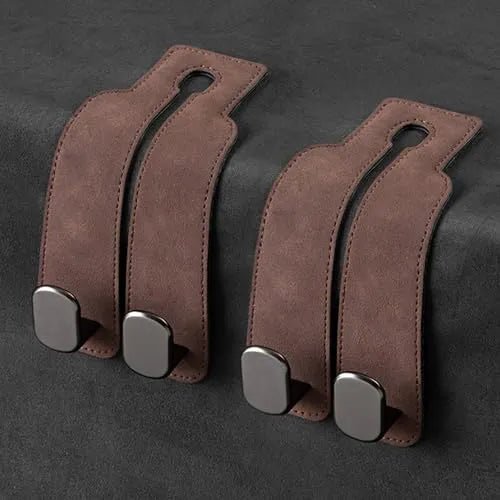 Mroace Car Seat Headrest Hook Brown