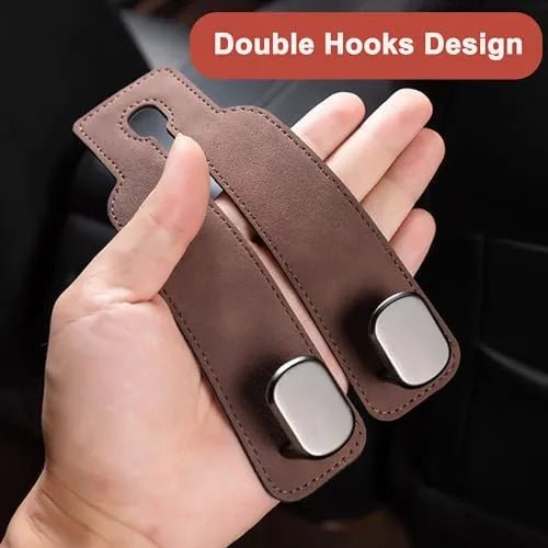 Mroace Car Seat Headrest Hook Brown