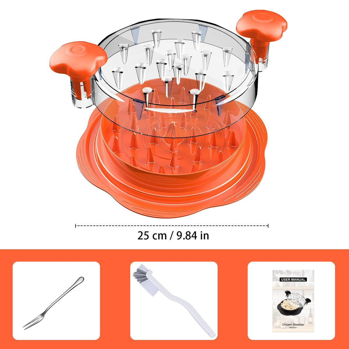 Mroace Chicken Breast Shredder Tool